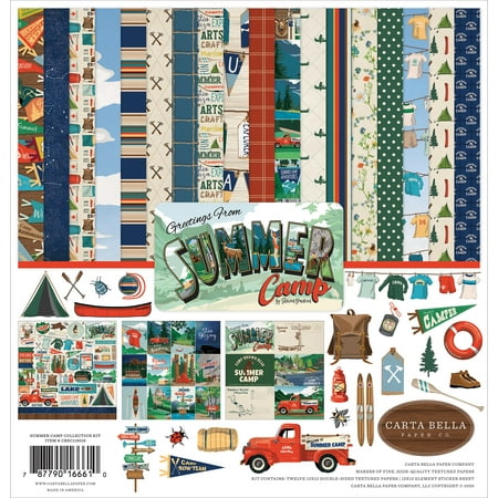 UPC: 0787790166610 | Carta Bella Collection Kit 12 X12 -Summer Camp