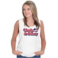 thumbnail image 4 of Chula and Sassy Cute Proud Dominicana Tank Top Tee Shirt Women Brisco Brands S, 4 of 5