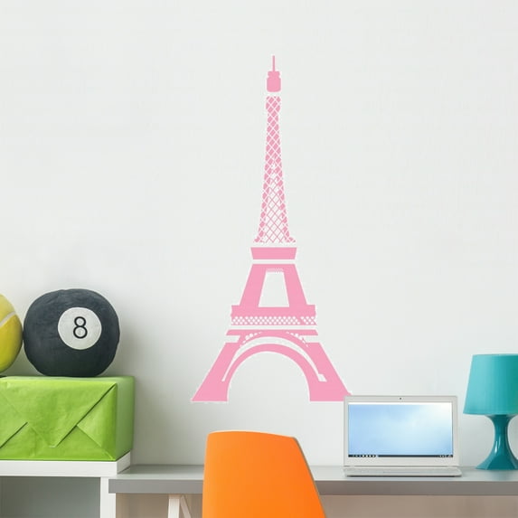 Eiffel Tower Wall Mural by Wallmonkeys Peel and Stick Graphic (36 in H x 17 in W) WM308320
