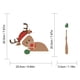 thumbnail image 3 of Sidaley Pegatinas de coche Calcomanías para parabrisas trasero de coche Temática de Navidad Limpiaparabrisas que agita pegatinas Decoración Automoción decorativa y accesorios No.03, 3 of 5