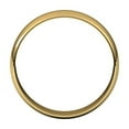 thumbnail image 2 of 14k Yellow Gold Half Round 5mm Ultra-lightweight Half Round Ultra-light Band Size 8 Ring for Women and Men, 2 of 2