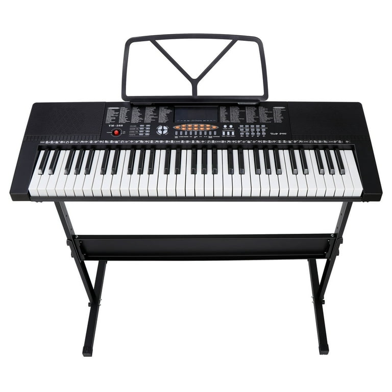 鍵盤楽器 Organ piano with stand ZENSTYLE Compact 61 Key Electronic Keyboard with Stand
