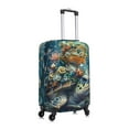 thumbnail image 6 of Cauagu Colorful Plant Turtle Print Travel Luggage Cover,Travel Dust-proof Suitcase Cover Softside Suitcase Protector for 18-32inch,Not Included Suitcase, 6 of 8