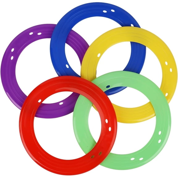 5 Pack Flying Disc for Adults, Flying Ring, Beach Backyard  Play Colorful Discs, Outdoor Tossing