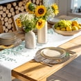 thumbnail image 4 of Yellow Sunflower Round Placemats Set of 8 for Dinning Tables,Heat-proof Braided Table Mats 15 Inch,Butterfly Sunshine Brown Farmhouse Wood Washable Place Mat for Kitchen Restaurant Party Table Decor, 4 of 9