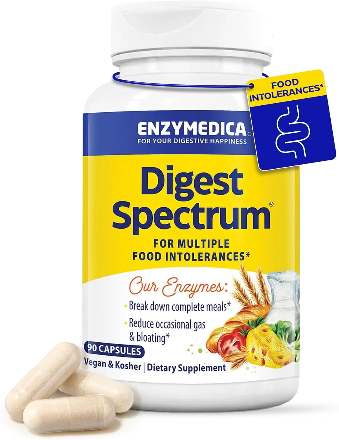 Enzymedica, Gut Health Formula, Intestinal Relief, Supports