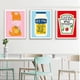 thumbnail image 4 of Cuadro nórdico de zumo de frutas y tomates, arte de pared, cita de Color, póster para el Hogar para Niñas, impresión Modular, pintura en lienzo para cocina, decoración del hogar, 4 of 4