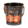 thumbnail image 5 of Yoziaaoa 3 Pcs Halloween Candy Buckets, Pails with Handle, Portable Pumpkin Monster Baskets for Halloween Party Supplies Trick or Treat Activities, 5 of 9
