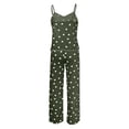 thumbnail image 5 of XIAOCHA Womens Heart Print Lace Trim Pajama Set Loose Camisole V Neck Sleepwear Soft Sweet Sleep Pajamas Set, 5 of 5