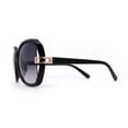thumbnail image 3 of Womens 1990s Oversize Butterfly Designer Sunglasses Black, 3 of 4