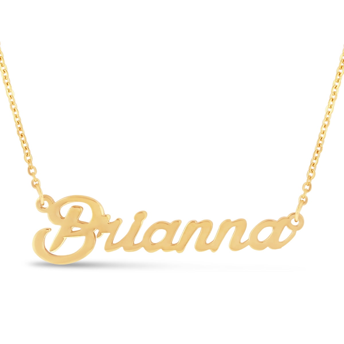 SuperJeweler Brianna Nameplate Necklace 