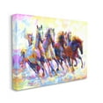 thumbnail image 4 of Stupell Industries Vivid Wild Horses Running Animals & Insects Painting Gallery Wrapped Canvas Art Print Wall Art, 20 x 16, 4 of 8