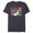 Navy Heather, variant on Star Wars Grogu Mandalorian Toon Brother of Birthday Girl - Short Sleeve Blended T-Shirt for Adults - Customized-Dark Heather