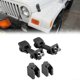 thumbnail image 4 of 1 Pair Front Hood Latch Catch & Bracket 55395653AF 55395652AC for Jeep Wrangler JK 2007-, 4 of 5