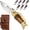 FISH STYLE, variant on Personalized Damascus Pocket Knife, Folding Knife, Custom Gift for Men, Husband, Boyfriend, Dad, Son, Father, Brother, Groomsmen, Wedding, Birthday, Anniversary, Father’s Day Gifts for Him