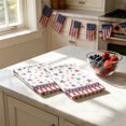thumbnail image 4 of 2 Pcs Patriotic Towels for Kitchen,4th of July Decorations Star Flag Decor Dish Towels,Hand Towels for Memorial Day,Independence Day Kitchen Supply, 4 of 7