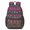 Geometric Triangle Purple, variant on Geometric Square Black Pattern 17" School Backpacks for Teens,Waterproof Oxford Fabric,S-Shape Padded Straps for School,Travel,Hiking,Camping