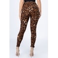 thumbnail image 4 of K-Cliffs One Size Women's Classic Animal Leopard Print Peach Skin Leggings, 4 of 4