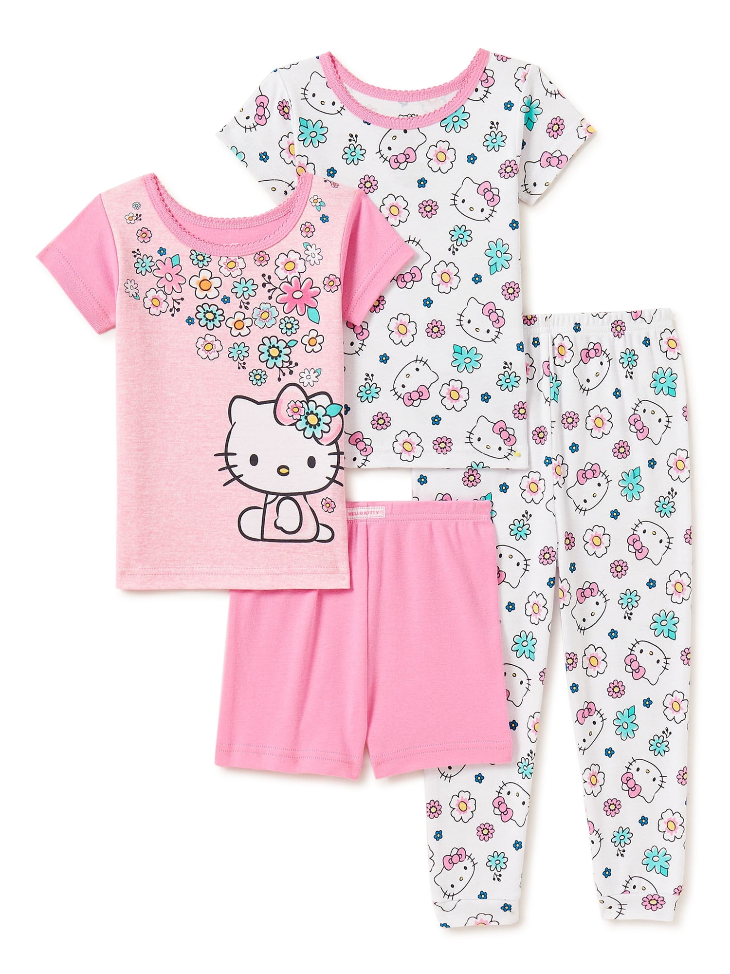HELLO KITTY PINK NIGHTIE WITH A "HELLO KITTY" ON FRONT & SHORT SLEEVES BNWT 