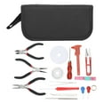 thumbnail image 2 of Jewelry Crafting Kit, Jewelry Scissor Jewelry Making Tool Jewelry Crafting /Scissor/Ruler/Needle/Wire Set  For Making Leather Handicrafts For DIY Jewelry, 2 of 8