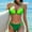 Green, variant on Womens Swimsuits Women's Seummer Split Bikini Two-Piece Print Beach Swimsuit Swimwear Beachwear Bathing Suits