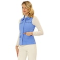 thumbnail image 1 of Chaqueta sin mangas Allegra K Anorak Utility para mujer Azul S, 1 of 5