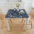 thumbnail image 3 of nygtbtfer Classical Luxury Paisley Round Tablecloth Flowers Table Cloth Polyester Tablecloth Table Cover for Kitchen Outdoor Party Picnic, 3 of 7