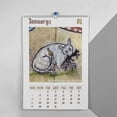 thumbnail image 4 of The New World,The New Year Gift--Weird Medieval Cats Calendar 2024, 4 of 9