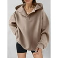 thumbnail image 3 of Luniro Hoodies for Women Oversized Pullover Sweatshirts Fall Winter Trendy Fashion Clothes, 3 of 8