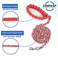 thumbnail image 2 of Chew Proof Chain Dog Leash 5.5ft Heavy Duty Dog Leashes Metal Pet Chain Lead with Soft Rope Handle for Medium Large Dogs, 2 of 3