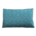 thumbnail image 1 of Ahgly Company Patterned Outdoor Rectangular Bright Turquoise Blue Lumbar Throw Pillow, 13 inch by 19 inch, 1 of 5