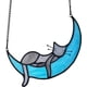 thumbnail image 5 of Atrapasueños decorativo con forma de gato para ventana de interior Gatos en la luna Adorno decorativo colorido para ventana, 5 of 6