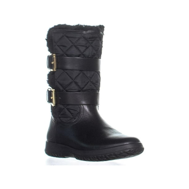 Womens MICHAEL Michael Kors Aaran Winter Boots, Black 