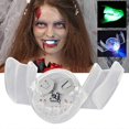 thumbnail image 4 of Dentaduras postizas parpadeantes de Halloween, dientes extraños parpadeantes, aparatos de ortodoncia parpadeantes con luz LED, dientes novedosos para cosplay --- Código de modelo 24486, 4 of 5