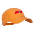 thumbnail image 5 of Tennessee State Flag Map Embroidered Washed Cap - Orange OSFM, 5 of 5