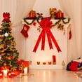 thumbnail image 3 of LED Glow Light Christmas Tree Bow Hanging  Bows Home Decor 2022 New Year Natal Navidad Christmas Decorations, 3 of 14