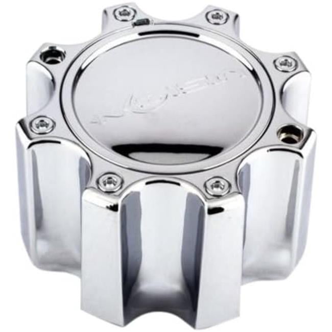 Vision 8 Lug Deep Open & Closed Wheel Center Cap - Chrome