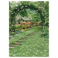 thumbnail image 1 of BSDHOME Polyester Photo Background 5x7ft Flower Garden Photography Backdrop Studio Props, 1 of 3