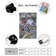 thumbnail image 2 of American Football Barry Sanders Posters Sports Star 75 Canvas Poster, 2 of 8