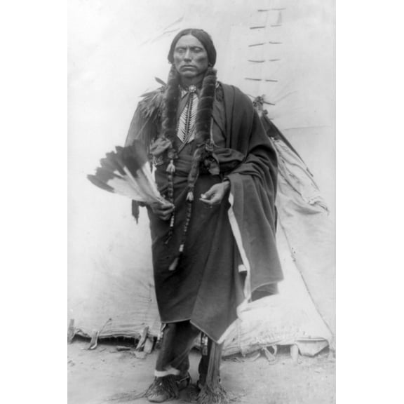 Art.com Comanche Chief Quanah Parker Photograph Art Print by Lantern Press, 16" x 24"