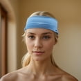 thumbnail image 6 of Unique Bargains 1 Pc Perspiration-Wicking Headband for Yoga Blue, 6 of 6