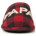 thumbnail image 5 of Dearfoams Men's Buffalo Check Papa Bear Dad Clog House Slipper, 5 of 6