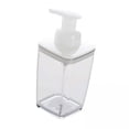thumbnail image 1 of 2x Dispensador de Jabón Espumoso Contenedor de Jabón Líquido para Manos Botella de Bomba Recargable Vacía Transparente Portátil para Baño Ducha Cocina 2 piezas, 1 of 9