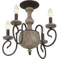 thumbnail image 3 of Quoizel Castile Extra Large Semi Flush Mount en Noir Rustique, 3 of 3