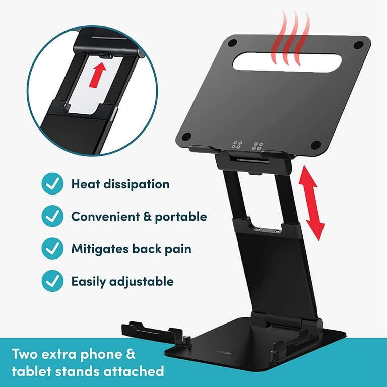 Ergonomic LaptopStand for Desk, outlet AdjustableHeight Up To 20