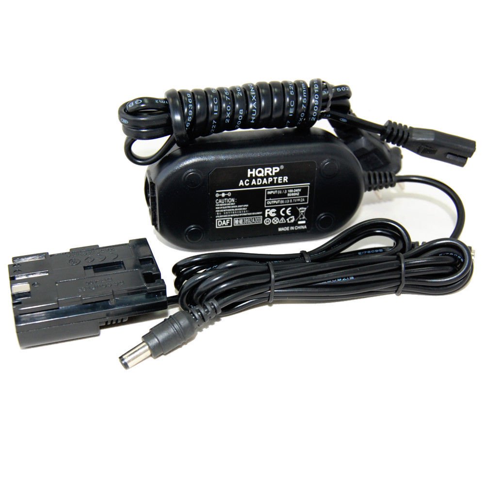 HQRP AC Power Adapter Kit for Canon ACKE2 / ACKE2 (contains AC Adapter
