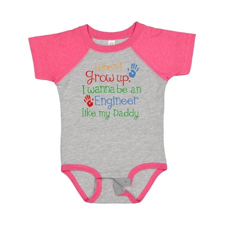 

Inktastic Engineer Like Daddy Gift Baby Boy or Baby Girl Bodysuit