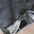 thumbnail image 4 of Ashirexll Girls Jean Shorts Fashion Summer Ripped Denim Shorts for Kids, 4 of 7
