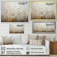 thumbnail image 4 of Designart "Breeze Among Beige Wildflowers" Wildflowers Floater Framed Wall Art Prints, 4 of 5