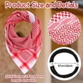 thumbnail image 3 of Arab Shemagh Middle Eastern Mens Keffiyeh and Hairhoop Accessories for Adult Formal Cultural Event Casual Everyday Wear, 3 of 9